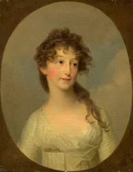 Mahdollisesti Franciska Krasinska, Kurinmaan herttuatar, n. 1790.