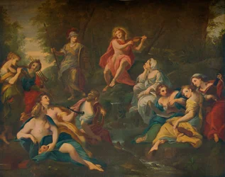 Apollo ja muusat, 1772