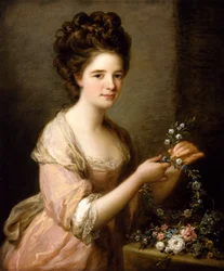 Eleanorin, Lauderdalen kreivittären, muotokuva, noin 1780-81