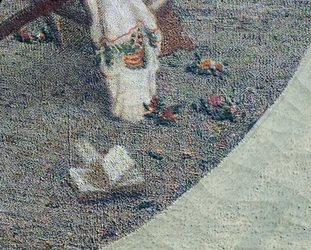Ennakkomaksut, Angelo Morbelli, yksityiskohta