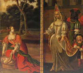 Nelikertainen kaksipuolinen näyttö, n. 1700