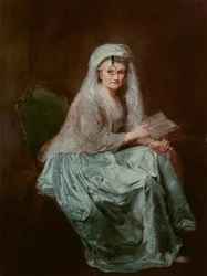 Omakuva monoklilla, 1777