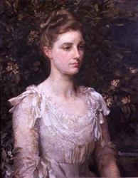 Cecilia Farrerin muotokuva (öljy kankaalle)