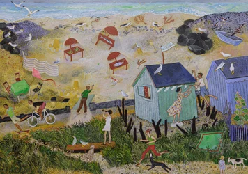 Päivän saalis, 2016 (akryyli)
