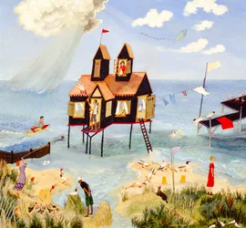 Katso taaksesi Lordi Byron, 2004 (akryyli)