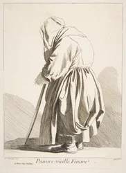 Köyhä vanha nainen, 1742.