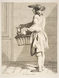 Musteen myyjä, 1746.