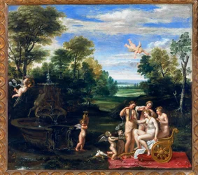 Venuksen wc, noin 1595-1609 (öljy kankaalle).