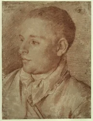 Carracci - Baldassare Aloisin muotokuva, nimeltään Galanino, 1589-1590.