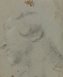 Carracci - r Pyhän Katariinan pää, RCIN 902115