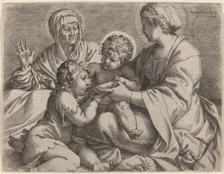 Madonna ja lapsi pyhien Elisabetin ja Johannes Kastajan kanssa (La Madonna della Scodella)