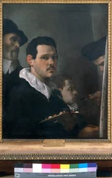 Omakuva ja muita hahmoja, n. 1593 (öljy kankaalle)