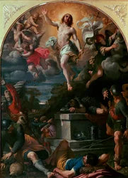 Kristuksen ylösnousemus, 1593, 217 x 160 cm, Pariisi, Musée du Louvre