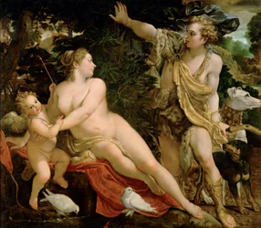Venus ja Adonis.