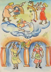 Luonnos: Frau Holle