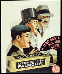 Parranajovoiteen Palmolive 1936 mainosjuliste