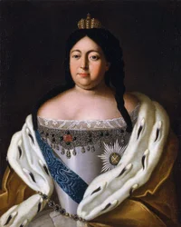 Anne (Venäjän keisarinna) Anna Ivanovna - Anonymousin keisarinna Anna Ioannovnan (1693-1740) muotokuva