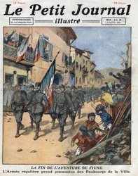 Rapallon kaupan seurauksena Fiume (Rijeka) muuttui vapaaksi valtioksi, kaupungin kaduilla kulki Italian armeija, joka oli juuri karkottanut Gabriele d