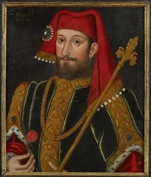 Barokki: Englannin kuningas Henrik IV (1367-1413), Anonymous, n. 1600. Öljy puulle, 50,5x43. Yksityinen kokoelma
