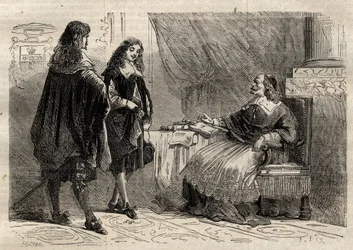 Kardinaali Mazarin ja Jean-Baptiste Colbert, Ranskan valtiomiehiä