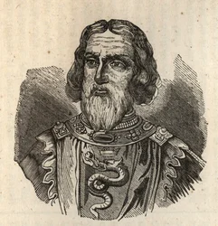 Visconti - Galeazzo I Visconti - kypäräkaiverrus