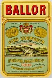 Italialainen vermuttialkoholimainos, 1800-luvun loppu