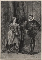 Lucrezia Borgia ja hänen ensimmäinen aviomiehensä Giovanni Sforza d