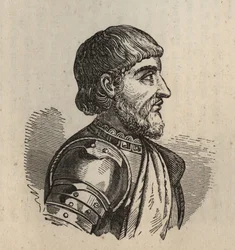 Matteus Viscontin mukaan (Mathieu II Visconti) - Matteo II Visconti - 1319-1355 - kaiverrus -