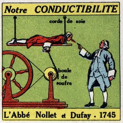 Electriciitin fysiologiset vaikutukset: Abbe Jean Antoinen (Jean-Antoine) Nollet