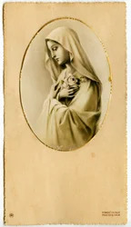 Hurskas kuva: Neitsyt Maria (printti)