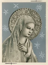 Hurskas kuva: Neitsyt Maria (printti)