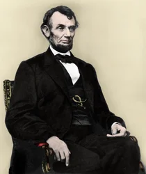Muotokuva Abraham Lincolnista - Muotokuva Abraham Lincolnista (1809-1865), 16. Yhdysvaltain presidentti.