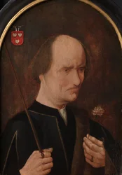 Arent Franckensz van der Meerin muotokuva, noin 1550-1560 (öljy paneelille).