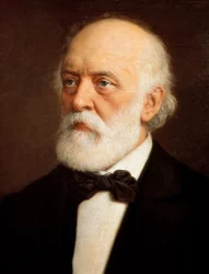 Unkarilaisen patriootin ja poliitikon Lajos Kossuthin (1802-1894) muotokuva