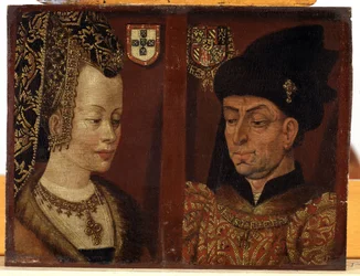 Muotokuva Filippi Hyvästä ja Isabellasta Portugalista, noin 1550 (öljy paneelille).