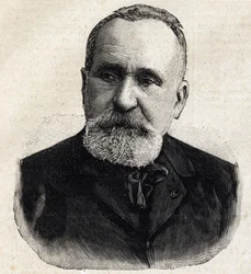 Ranskalaisen taidemaalarin ja Société Nationale des Beaux-Artsin silloisen puheenjohtajan Pierre Puvis de Chavannesin (1824-1898) muotokuva. Kaiverrus julkaisussa ”Le Petit Parisien”