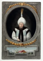 Anonymousin sulttaani Mustafa III (1717-1774) muotokuva (Mustafa, Moustapha)