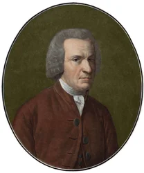Ranskalaisen kirjailijan, ajattelijan ja papin Guillaume-Thomas Raynalin (1713-1796) muotokuva” (Guillaume Thomas Raynal ranskalainen kirjailija ja kirjemies valistuksen aikana) Kaiverrus 1800-luvulta Yksityinen kokoelma