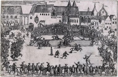 Turnaus Henry I Fowlerin aikaan (938) (Henri I de Saxe ou de Germanie, dit Henri l