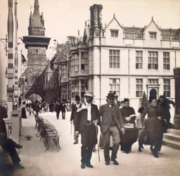 Vuoden 1900 maailmannäyttely - Universelle de 1900 -näyttely Pariisissa: Rue des Nations - yksityinen kokoelma
