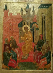 Prepolowenie Kristus lääkäreiden joukossa, 1400-luku