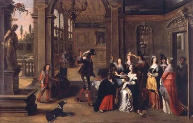 A Game of Forfeits (öljy paneelissa)