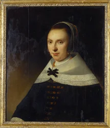 Nuoren naisen muotokuva, 1654