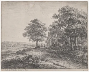 Suuri lehmus ennen majataloa, 1600-luku.