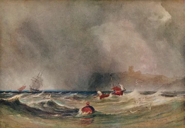 Myrsky Whitbyn edustalla, 1851, 1930.