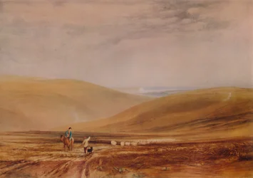 The Downs lähellä Beachy Headiä, 1844, 1935