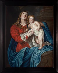 Anonyymi. Neitsyt Lapsen kanssa. 1700-luvulla (?).
