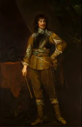 Muotokuva Mountjoy Blountista, noin 1. Earl of Newport (1597-1666), n. 1619-1641 (öljy kankaalle)