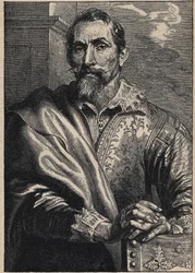Anthony van Dyckin muotokuva Synderistä (Franciscus Snyders) (Frans Snyders tai Snijders) 1579-1657