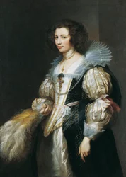 Muotokuva Maria Louis de Tassisista (1611-1638), kanonisti Antoine de Tassisin tyttärestä.